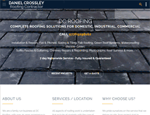 Tablet Screenshot of dcroofing.co.uk